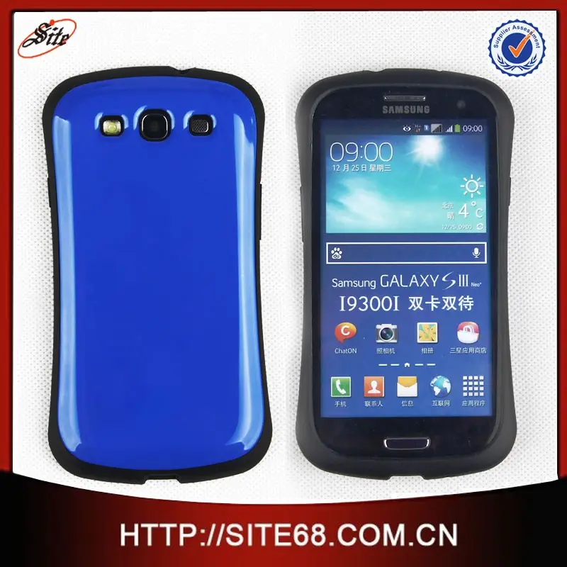 Celular Cover para iface Combo PC+TPU Estuche Funda Case Estuche Protector S3 i9300 Con brillante Aceite UV