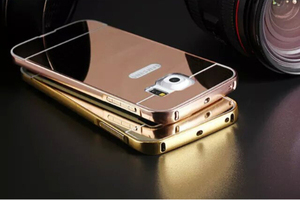 S6 S6 caso extremo <span class=keywords><strong>de</strong></span> Metal <span class=keywords><strong>de</strong></span> aluminio + borrar PC Phone Case para Samsung Galaxy S6 S6 borde - Product Image 2