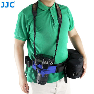 Sacoche de ceinture rembourrée pour appareil photo reflex numérique, support d'objectif, étui, pochette, sangle réglable, noir - Product Image 6