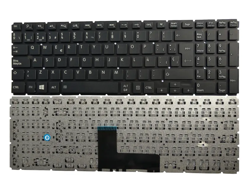 Latop with Arabic English Keyboard for Toshiba P55T L50-B with Small Enter Key