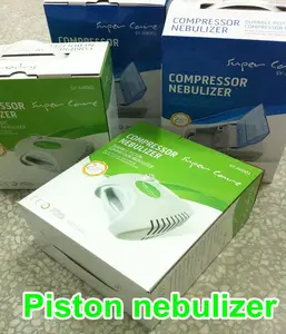 líquido de drogas de la atomización de tratamiento médico de pistón dispositivo nebulizador compresor de aire con la marca ce