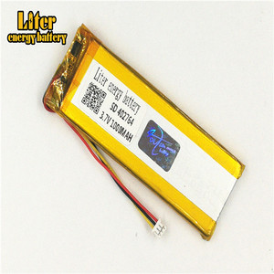Plug 1,25-<span class=keywords><strong>3</strong></span> P <span class=keywords><strong>3</strong></span>,7 V 402764 403065 lipo 1000 mah battery rechargeable for portable USB - Product Image 1