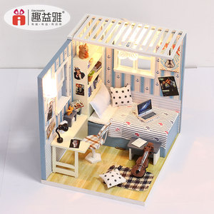 IIECREATE - Rompecabezas 3D <span class=keywords><strong>de</strong></span> Madera para Construir una <span class=keywords><strong>Casa</strong></span> <span class=keywords><strong>de</strong></span> Murciélagos, Mini Juguete, Kit <span class=keywords><strong>de</strong></span> <span class=keywords><strong>Casa</strong></span> en Miniatura para Niños, Juguete Creativo para Armar - Product Image 2