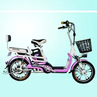 Kavaki nieuwe stijl 16 inch vouwen ebike 36 v 10ah batterij 48v250w borstelloze motor twee zetels fiets op verkoop