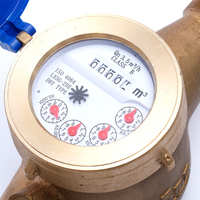 Tragbare ningbo hersteller bleifreie kupfer multi jet trockenen art kaltem wasser meter mit äußere einstellung gerät