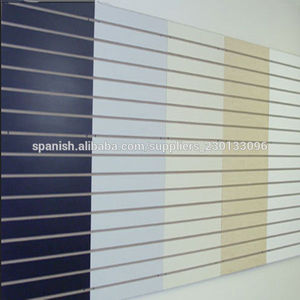 paneles slatwall / melamine mdf ranurado tablero / gancho slatwall - Product Image 1