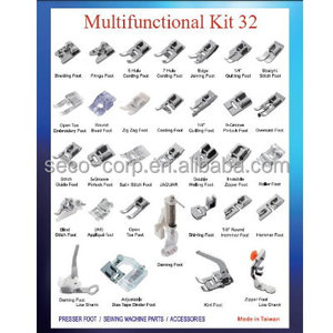 Juego de 32 Prensatelas XXS232 para Máquina de Coser Doméstica SINGER - Product Image 4