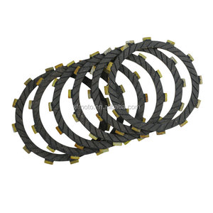 XF-1702-8 8 pièces Kit de plaques d'embrayage pour <span class=keywords><strong>Kawasaki</strong></span> 1990-2001 <span class=keywords><strong>ZZR</strong></span> <span class=keywords><strong>1100</strong></span> et 1995-1998 ZX1100 - Product Image 1