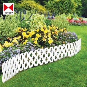 White LATTICE FENCE Outdoor Flexible Weatherproof Decorative Plastic Garden Edging <strong>Border</strong> <strong>Fencing</strong> - Product Image 4