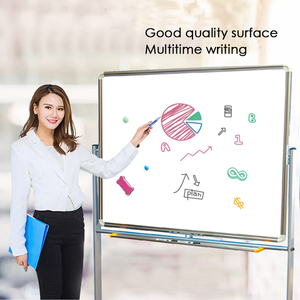 Foska Oficina Buena Calidad Flip Chart Stand Móvil Escritura Magnética Pizarra Blanca Para La Escuela Pizarra Blanca Para El Aula - Product Image 3