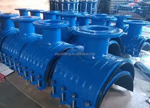 Khai Thác Kẹp Yên Với Đầu Ra Mặt Bích Cho Ống Pvc