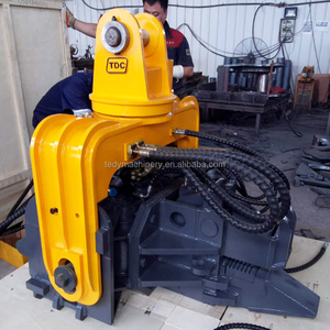 20-30tonsรถขุดติดไฮดรอลิเหล็กแผ่นvibroตอกเสาเข็ม - Product Image 3