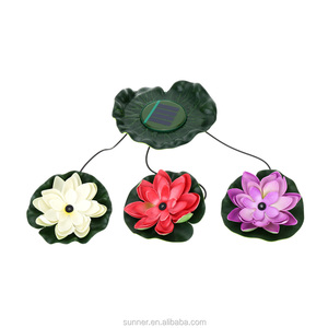 <span class=keywords><strong>Lampe</strong></span> led <span class=keywords><strong>flottante</strong></span> en forme de Lotus pour piscine <span class=keywords><strong>solaire</strong></span>, luminaire décoratif d'extérieur, idéal pour une fontaine d'un étang, - Product Image 3