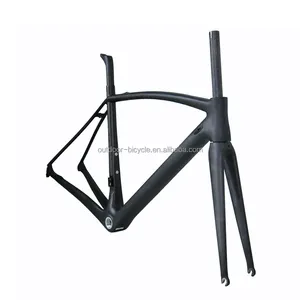Cadre de vélo de route en fibre de carbone FM208, aérées, fabriqué en chine