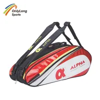 टेनिस और बैडमिंटन रैकेट बैग पकड़ कर सकते हैं के लिए 6PCS पॉलिएस्टर बैग