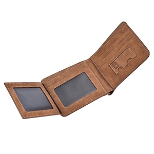 Mens Vintage <strong>Trifold</strong> <strong>Wallets</strong> RFID Blocking Leather Credit Card Holder <strong>Wallet</strong> - Product Image 5