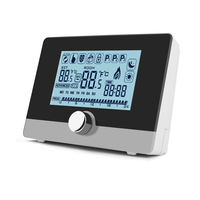 Chauffe-eau électrique intelligent, affichage Digital à gaz, Programmable LCD, système de chauffe-eau mural, Thermostat, chaudière à eau, Programmable, pour salle