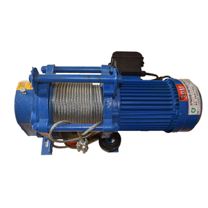 Küçük elektrikli vinç 220 v toptan almanya pazarı 2000 kg elektrikli vinç tel halat vinç kaldırma ekipmanları tekerlekli sandalye için - Product Image 6