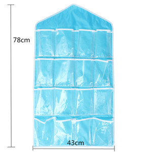 Fábrica venta al por mayor 16 bolsillo puerta armario <span class=keywords><strong>de</strong></span> almacenamiento <span class=keywords><strong>de</strong></span> juguetes <span class=keywords><strong>ropa</strong></span> <span class=keywords><strong>interior</strong></span> calcetines colgando bolsa <span class=keywords><strong>organizador</strong></span> - Product Image 1