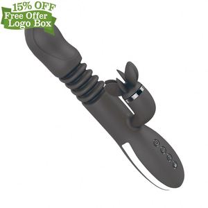 Nouveau Étanche Grand Forte Gode Multiples Fréquence Chauffage Auto Extensible Adulte <span class=keywords><strong>Sex</strong></span> Toys Vibrateur - Product Image 3