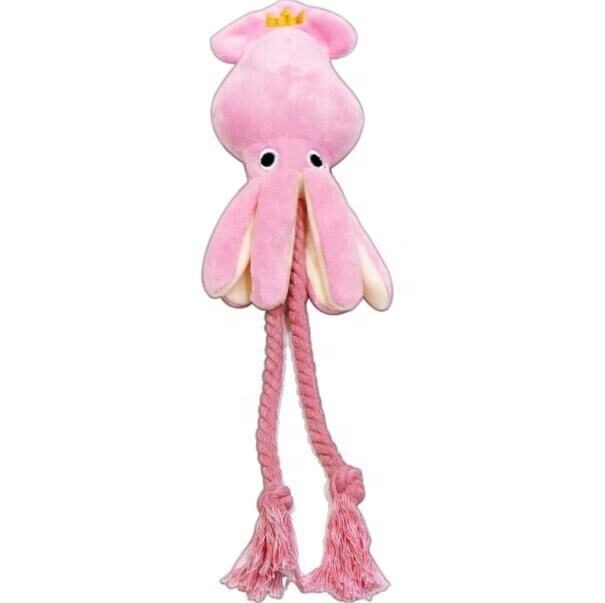 チャーミングで心地よいピンクのタコのぬいぐるみは、お子様の喜びと