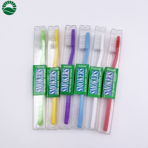 Brosse à dents SMOKERS à vente chaude, texture extra dure 727, 12 pièces, brosse à dents en plastique - Product Image 5