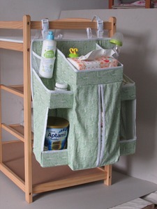 Organisateur de pépinière suspendu pour bébé essentiel organisateur de couches pour <span class=keywords><strong>table</strong></span> à <span class=keywords><strong>langer</strong></span> pour espace chambre - Product Image 5