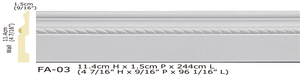 Polyurethane Ornaments High Density Beautiful PU Decorative Wall <strong>Plastic</strong> <strong>Baseboard</strong> <strong>Molding</strong> - Product Image 4