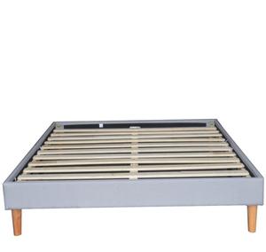 Bedroom Furniture SUNNY Simple Modern King Size Fabric Upholstered Wooden <strong>Platform</strong> <strong>Bed</strong> <strong>Frame</strong> Long Warranty - Product Image 3