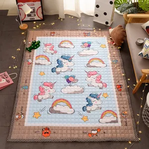 Baby Teppich Cartoon Kriech matte Decke Krabbel matte Baby Spiel teppich Kinder Boden Spiel matte Für Kinder Aktivität Gym Mat