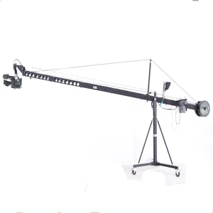 Rifornimento della fabbrica di Accessori Della Fotocamera Professionale LMS 12m Triangolo Jimmy Jib Gru Per Le Riprese Video