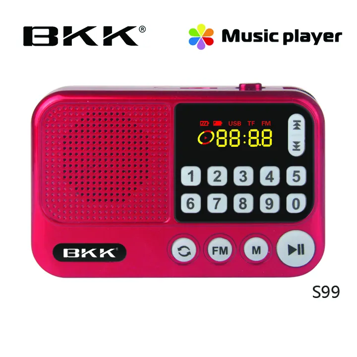 Lecteur de musique numérique, lecteur MP3 multifonction (S99), mini, meilleure vente 2018