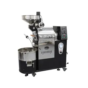 Bideli Factory Price 3kg Coffee Roasters/ Roasters 3kg Coffee Roaster double wall of stainless steel drum