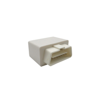SETOCONT Weißer 33 MM OBD-Stecker mit Rückabdeckung OBD2-Gehäuse OBDII-Gehäuse