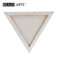 40 см 380 г Премиум тройной грунтованный хлопковый треугольный холст Наборы для творчества онлайн для украшения и рисования детей, рисование на холсте
