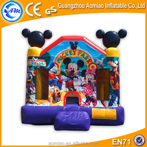 Venta caliente increíble mickey mouse castillo, gorila <span class=keywords><strong>de</strong></span> salto inflable para los niños - Product Image 2