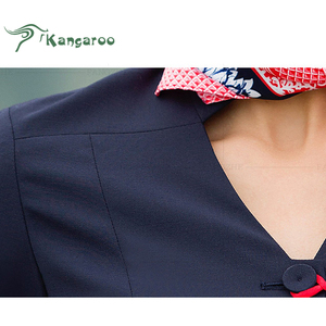 Moderno personalizado <span class=keywords><strong>de</strong></span> algodón <span class=keywords><strong>de</strong></span> las señoras Spandex aerolínea anfitriona <span class=keywords><strong>azafata</strong></span> <span class=keywords><strong>uniforme</strong></span> - Product Image 5