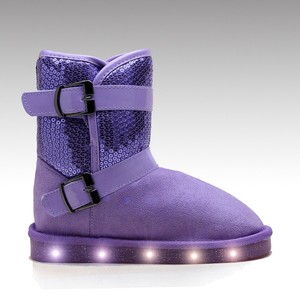 <span class=keywords><strong>Botas</strong></span> de Nieve LED Luminosas con Peluche <span class=keywords><strong>para</strong></span> Niños, Modelo Hc-563, Venta Directa de Fábrica 2025, Cierre sin Cordones <span class=keywords><strong>para</strong></span> <span class=keywords><strong>Niñas</strong></span> - Product Image 2