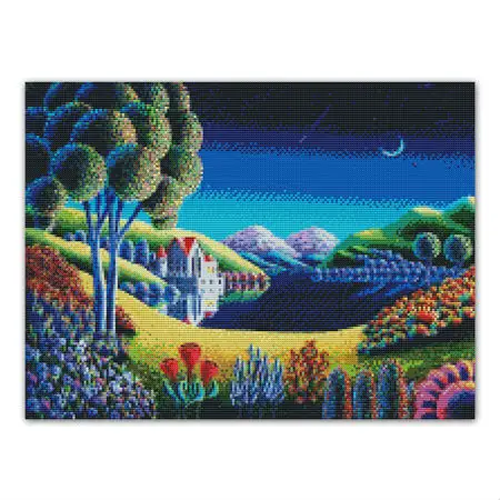 NKF Fantastic scenery embroidery cross stitch for home decorative