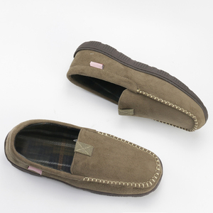 Commercio all'ingrosso di Gomma Piuma di Memoria Accoglienti degli uomini Indoor Outdoor Mocassino Pantofole Microsuede Anti-Slip Mocassini <span class=keywords><strong>Scarpe</strong></span> - Product Image 4