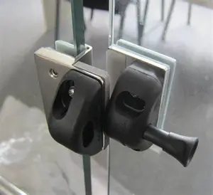 ZD Stainless Steel Glass Gate Hinge Lock Door Latch For Frameless Glass Railing Pool Fencing