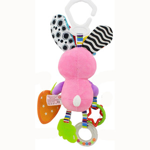 H026D Thỏ Teether Đẩy Trẻ Treo Bé Lục Lạc Mềm Đồ Chơi - Product Image 5