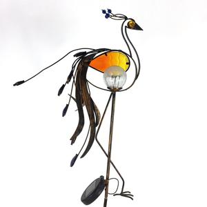 Metal <strong>Peacock</strong> Decoration Waterproof LED Stake <strong>Solar</strong> <strong>Garden</strong> <strong>Light</strong>