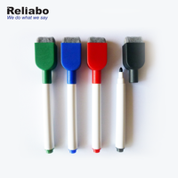 Marqueurs effaçables à sec Reliabo Bulk Mini avec gomme, marqueur pour tableau blanc, emballage OEM personnalisé CN;ZHE WB 288