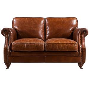 Vintage Kulit <span class=keywords><strong>Sofa</strong></span> Dengan Sandaran Tangan Ganda Set Rumah Tangga - Product Image 1
