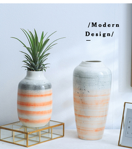 <strong>Personalised</strong> Bee Belly Design Modern Elegant Stripe Black and White Round Tabletop Ceramic <strong>Vase</strong> - Product Image 6