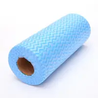 BSCI - Wave Printed Microfiber Disposable Cleaning Cloth Roll