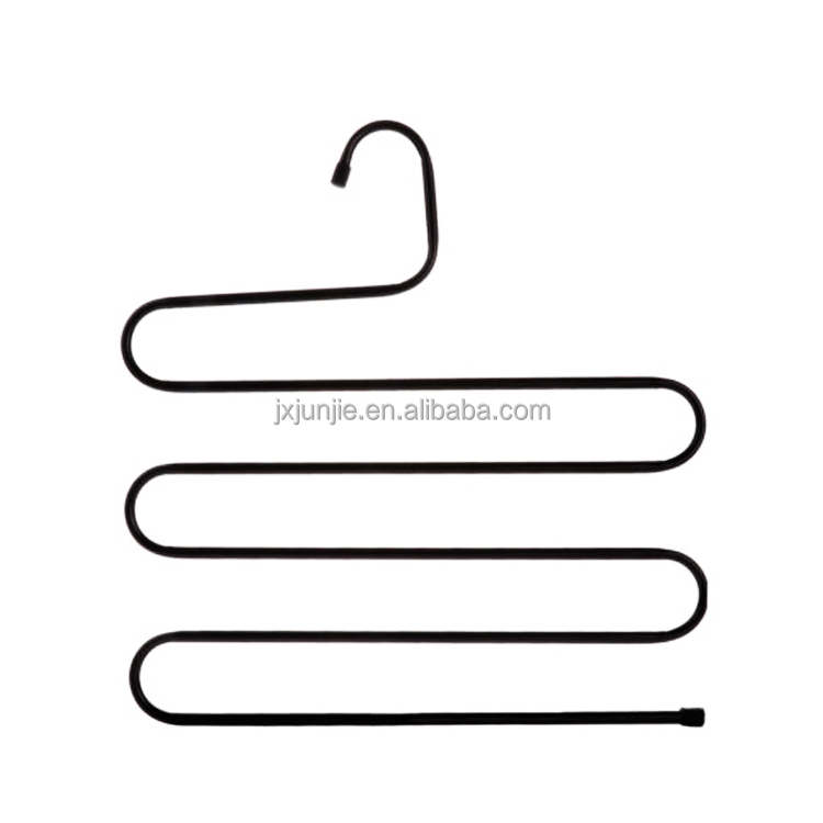 3 упак. нескольких слоев металла Брюки Вешалки Гардероб Брюки стойки Организатор