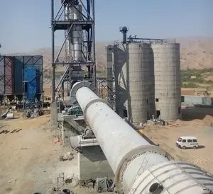 Nouvelle ligne de production de ciment, usine à base de plantes et de pneus, processus sec