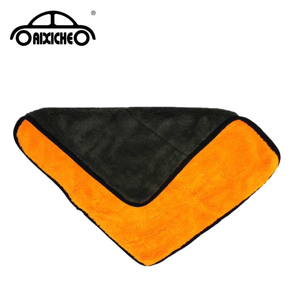 Плюшевая ткань из микрофибры кораллового флиса, очень мягкая ткань с высоким ворсом GSM, полотенце для чистки автомобиля, полотенце для мытья автомобиля